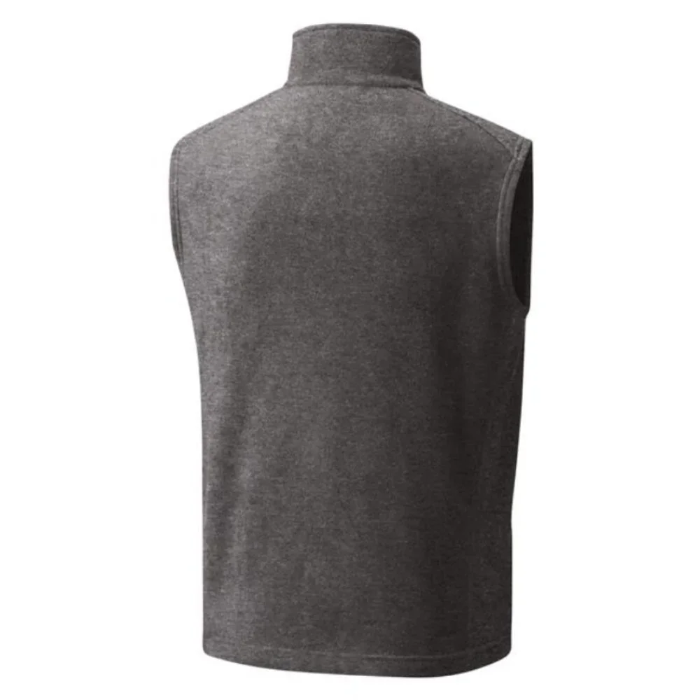 Columbia Men's Steens Mountain Fleece Vest in Charcoal Heather Size XL